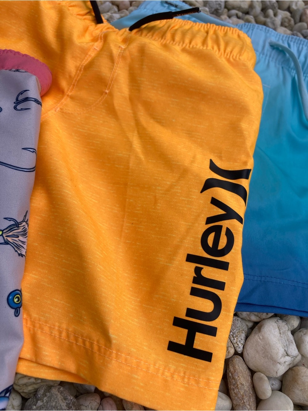 NEW ✨ HURLEY - Bundle of 3 Little Boys Swim Trunks with Liners - 4T - Picture 3 of 15